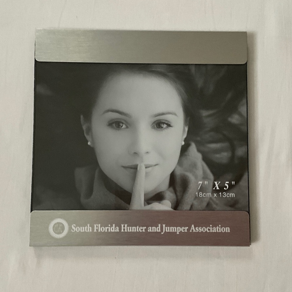 NIB Table Top 5x7” Photo Frame Silver